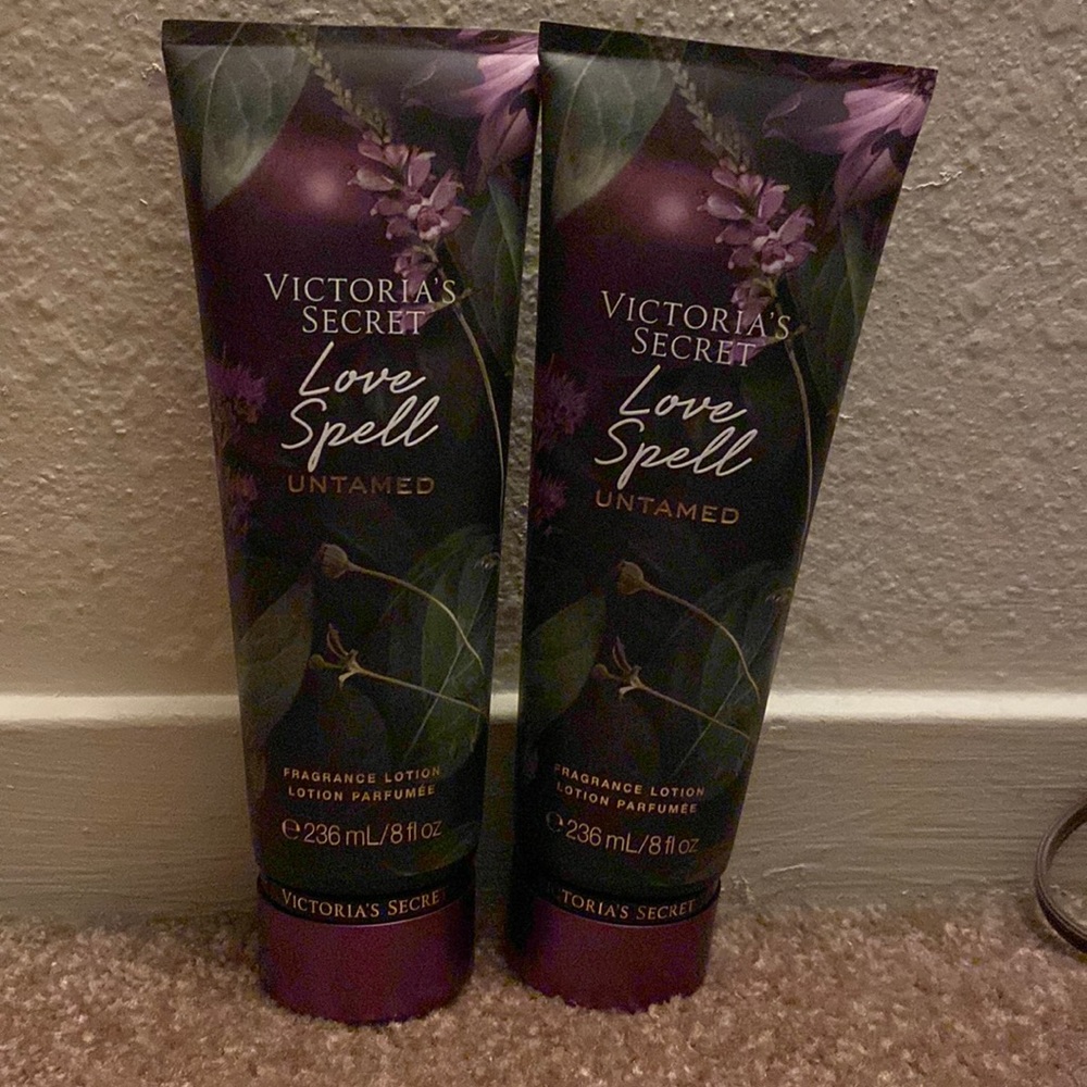 Two bottles victory secret lotion